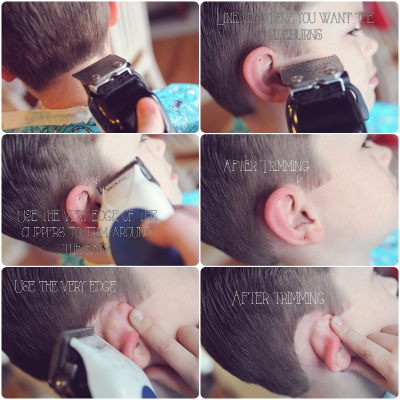 diy boy haircut with clippers