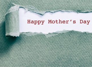 typed words: Happy Mother's Day