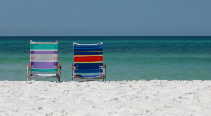 chairs on beach
