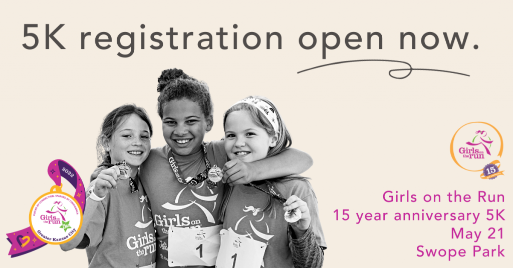 5k Registration open now for Girls on the Run