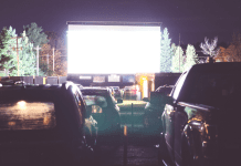 cars at drive-in movies