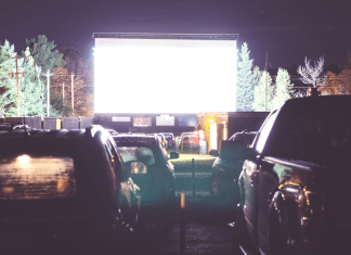 cars at drive-in movies